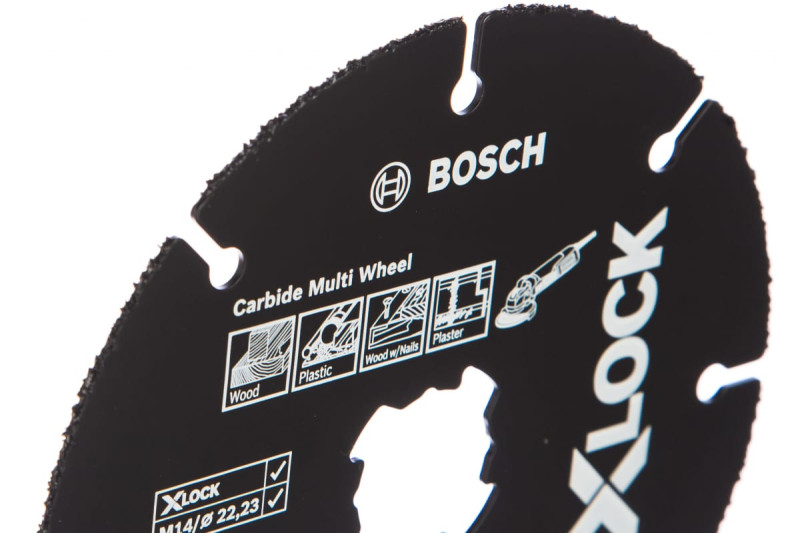 Круг отрезной 125 х 1.0 х 22.2 мм X-LOCK Carbide Multiwheel BOSCH 2608619284