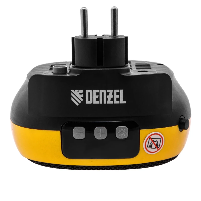 Тепловентилятор портативный керамический DTFC-700, 3 реж. вентилятор, нагрев 700 Вт Denzel