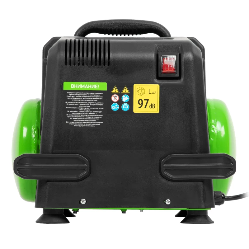 Компрессор воздушный безмаслянный BL 1100/6 1100Вт, ресивер 6 литров, 180 л/мин Сибртех