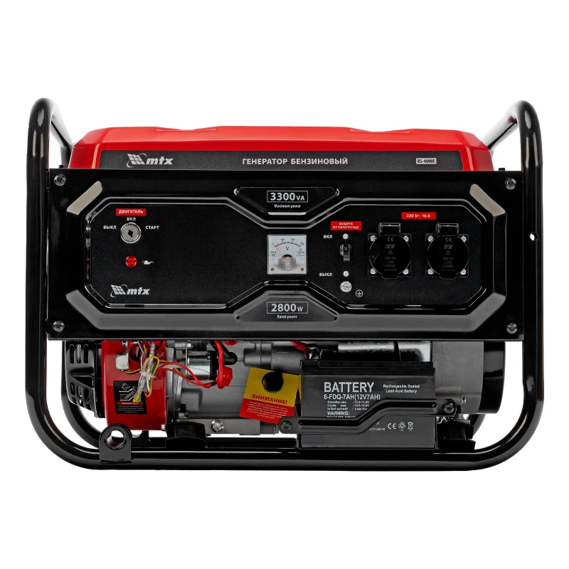 Генератор бензиновый RS-4000E, 3,3 кВт, 230В, электростартер MTX